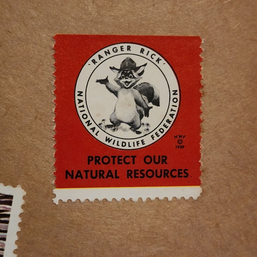 Ranger Rick Protect Our Natural Resources Seal Poster Stamp
